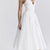 Women's Sexy Sleeveless Summer Dress Backless Deep V Neck Halter Bodycon Maxi Party Dress Beach Vacation Sundress