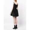 Women’s Square Collar Diamond Dress - Sleeveless Summer Cocktail Party Outfit