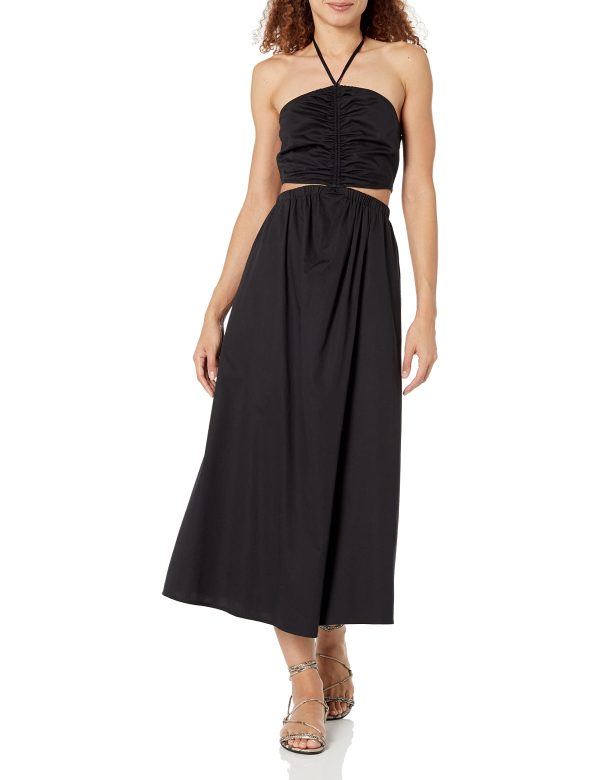 Women's Brinda Cotton Cut Out Halter Maxi Dress