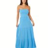 Women's Premium Surf Full Length Maxi Halter Dress-Removable Straps