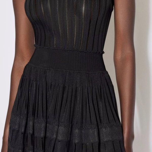 Women’s Premium Knit Dress, Sexy Casual Summer Party Everyday Slimming Luxury Designer Attire