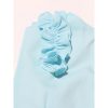 Women’s Round Neck Applique Dress - Sleeveless Slimming Summer Casual Outfit