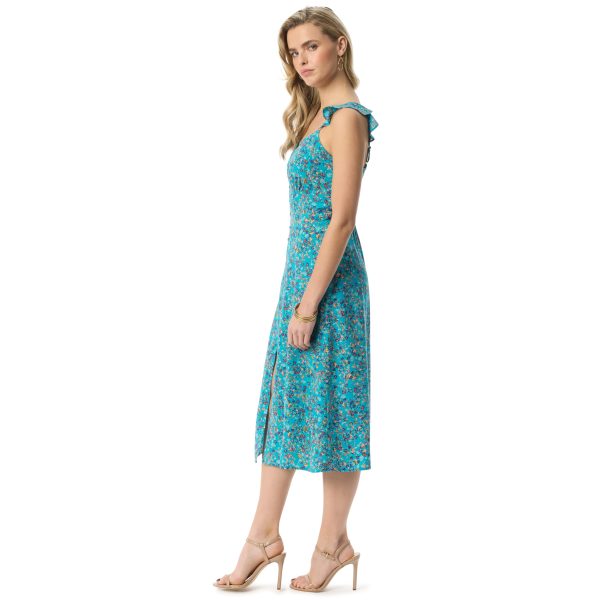 Women's Sahira Fitted Maxi Dress with Front Slit Standard