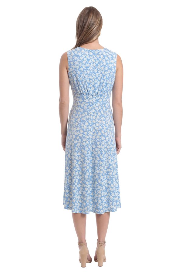 Women's Dresses Inset Waist Midi Dress Career Office Occasion Guest of