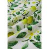 Women V Neck Sleeveless Cotton Midi Dress Lemon Printed Button Beach Vacation Summer Long Dress with Side Pockets