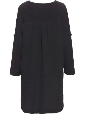Women's V Neck Cover Up Dress with Roll Sleeves