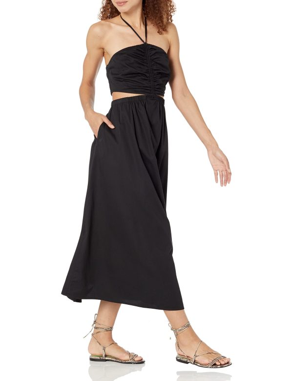 Women's Brinda Cotton Cut Out Halter Maxi Dress