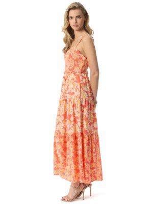 Women's Bronte Sweetheart Neck Empire Waist 3-Tiered Maxi Dress Standard