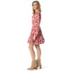 Women's Yara Ruffled Mini Dress with Belled Sleeves Standard