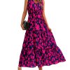 Women Summer Dresses Casual Sleeveless Maxi Dresses Cute Floral Long Dress Wedding Guest Dress
