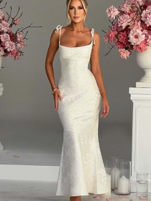 Spaghetti Straps Tulle Prom Dress 2025 Corset Mermaid Midi Cocktail Pary Dress