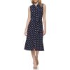 Women's Collared Button Up Midi Dress