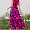 Women Summer Dresses Casual Sleeveless Maxi Dresses Cute Floral Long Dress Wedding Guest Dress