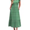Womens Summer Casual Dresses Cap Sleeve V Neck Maxi Dress Flowy A Line Tiered Boho Beach Vacation Sundress