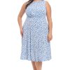 Women's Dresses Inset Waist Midi Dress Career Office Occasion Guest of