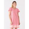 Ruffle Short Sleeve Dress - 50+ UPF Sun Protection Resort Wear, Casual Sun Dress
