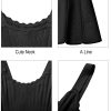 Women's 2025 Summer Dresses Knitted Sleeveless Spring Casual Flowy A Line Beach Vacation Mini Sundress