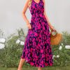 Women Summer Dresses Casual Sleeveless Maxi Dresses Cute Floral Long Dress Wedding Guest Dress