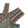 Summer Dresses for Women 2025 Cold Shoulder V Neck Vintage Print A-Line Dress Beach Vacation Boho Mini Sundress
