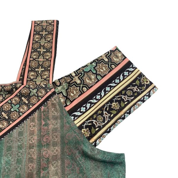 Summer Dresses for Women 2025 Cold Shoulder V Neck Vintage Print A-Line Dress Beach Vacation Boho Mini Sundress