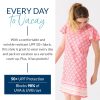 Ruffle Short Sleeve Dress - 50+ UPF Sun Protection Resort Wear, Casual Sun Dress