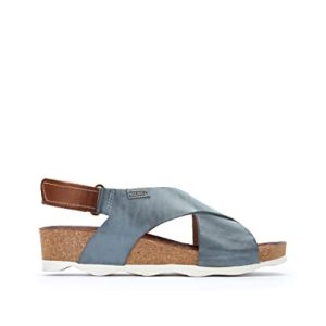 Wedge Sandals Leather Mahon for Woman