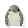 Men Women Lightweight Outdoor Raincoat Windproof Waterproof Outerwear Windbreaker Hood Jacket