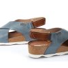 Wedge Sandals Leather Mahon for Woman