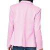 Women's Double Breasted Blazer, Casual Work Wear, Fitted Blazer Jacket Open Front Long Sleeve Suit Jacket