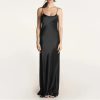 Women's Mulberry Silk Maxi - Luxurious Long Summer Evening Gown