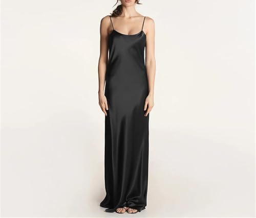 Women's Mulberry Silk Maxi - Luxurious Long Summer Evening Gown