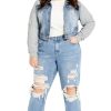 CCX Women's Plus Size Jacket - Denim Street