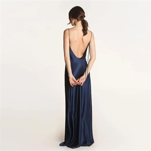 Women's Mulberry Silk Maxi - Luxurious Long Summer Evening Gown