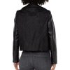 Women's Denim Hybrid Moto Jacket