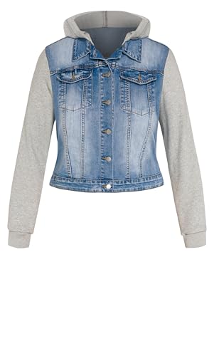 CCX Women's Plus Size Jacket - Denim Street