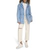 Women's 4-Pocket Stand Collar Military Jacket