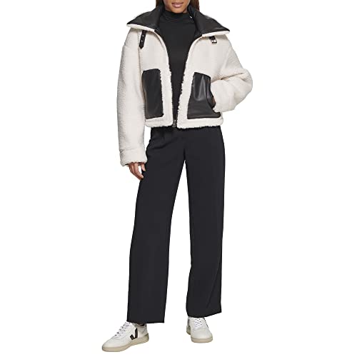 Women's Shorty Reversible Sherpa Faux Leather Jacket