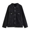Women’s Denim Jacket Loose Retro Spring Autumn Casual Jean Coat for Women