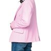 Women's Double Breasted Blazer, Casual Work Wear, Fitted Blazer Jacket Open Front Long Sleeve Suit Jacket