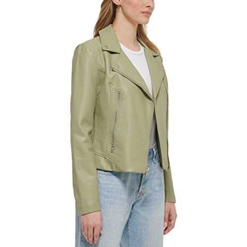 Women's Vegan Leather 538 Moto Jacket (Regular & Plus Size)
