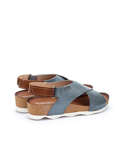 Wedge Sandals Leather Mahon for Woman