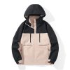 Men Women Lightweight Outdoor Raincoat Windproof Waterproof Outerwear Windbreaker Hood Jacket