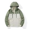 Men Women Lightweight Outdoor Raincoat Windproof Waterproof Outerwear Windbreaker Hood Jacket