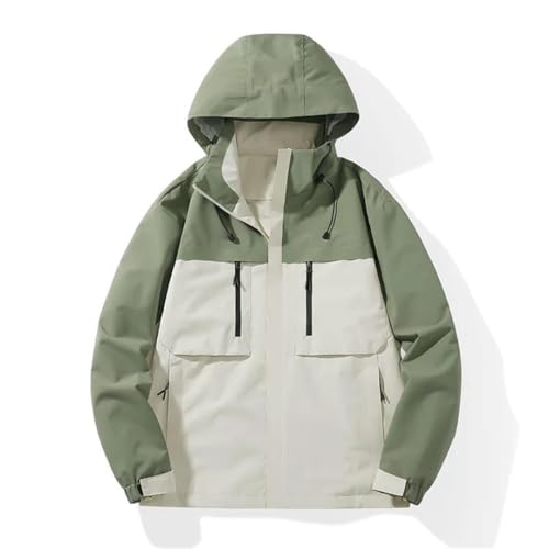 Men Women Lightweight Outdoor Raincoat Windproof Waterproof Outerwear Windbreaker Hood Jacket