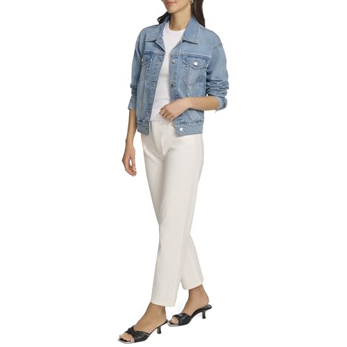 Women's Lightweight Cotton Stretch Jean Jacket