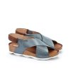 Wedge Sandals Leather Mahon for Woman