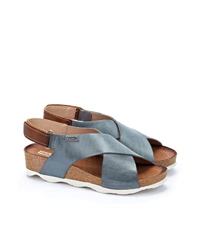 Wedge Sandals Leather Mahon for Woman