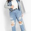 CCX Women's Plus Size Jacket - Denim Street