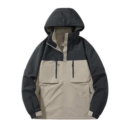 Men Women Lightweight Outdoor Raincoat Windproof Waterproof Outerwear Windbreaker Hood Jacket