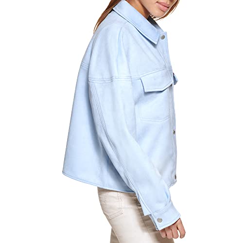 Women's Soft Faux Suede Shorty Trucker